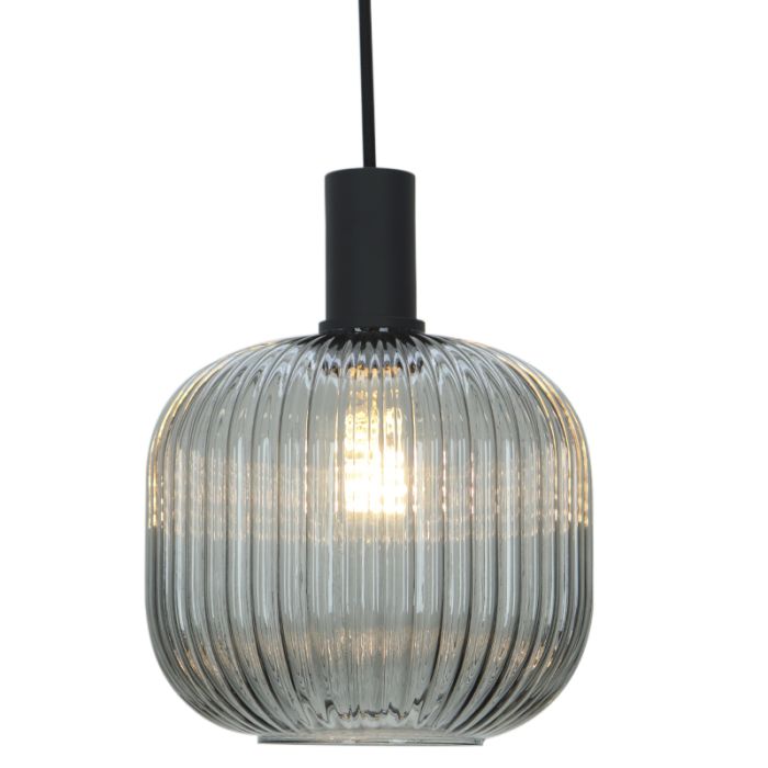 Retro Pendelleuchte Grau, Charlois
