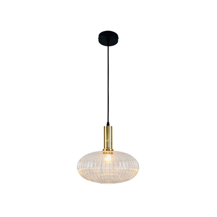 Retro Pendelleuchte Transparent, Charlois