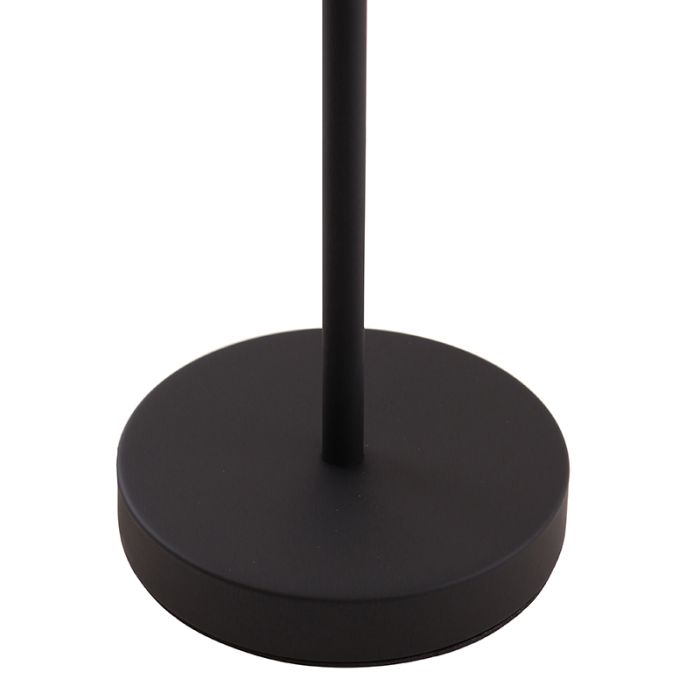Moderne Tischleuchte Schwarz, Merel, mit Schalter