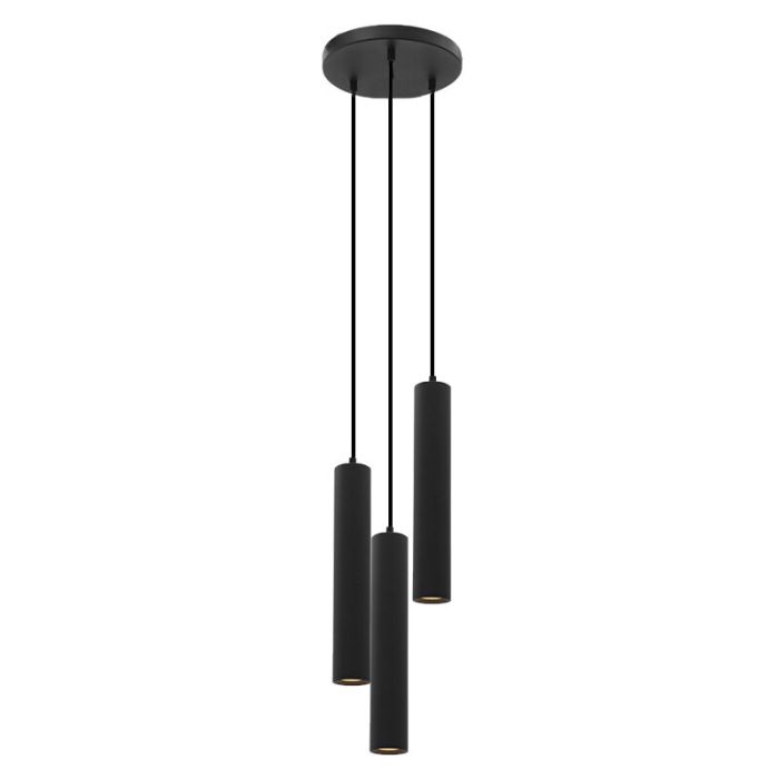 Moderne Pendelleuchte Schwarz, Nadi