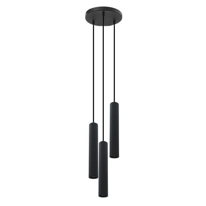 Moderne Pendelleuchte Schwarz, Nadi
