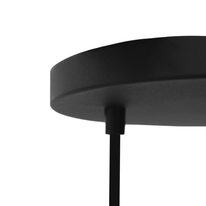 Moderne Pendelleuchte Schwarz, Nadi