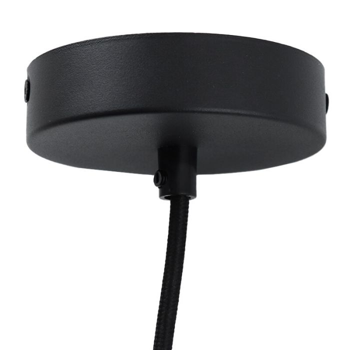 Moderne Pendelleuchte Schwarz, Nadi