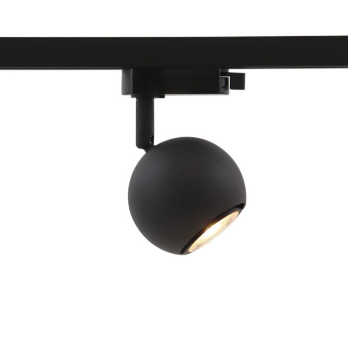 Moderne 1 phase Schienen Lampe Schwarz, Alco