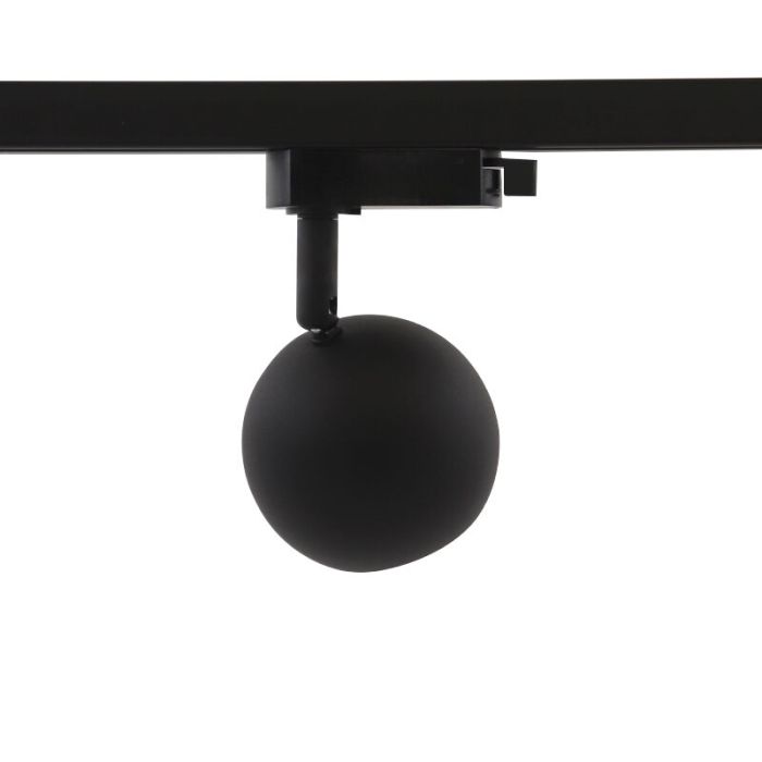 Moderne 1 phase Schienen Lampe Schwarz, Alco