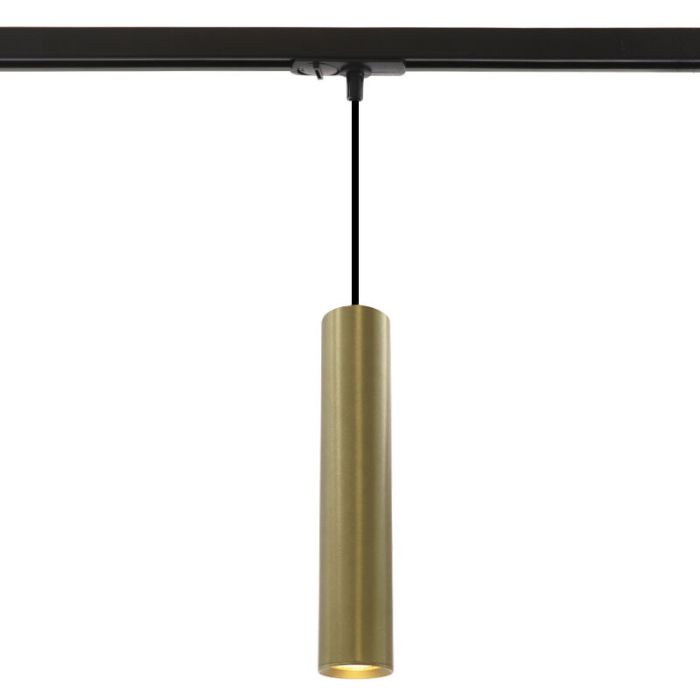 Moderne 1 phase Schienen Lampe Messing, Nadi