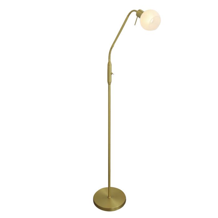 Design Stehlampe Weiß, Ayleen, mit Schalter