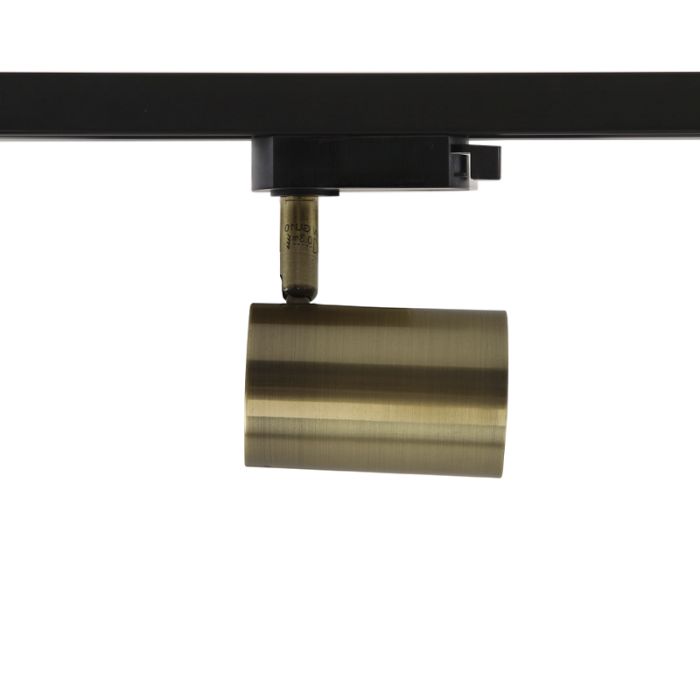 Moderne 1 phase Schienen Lampe Bronze, Elena