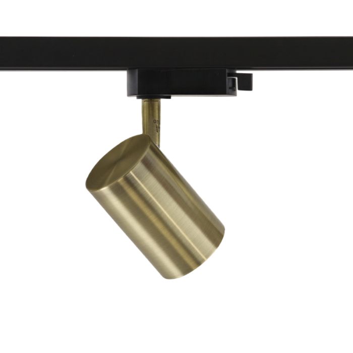 Moderne 1 phase Schienen Lampe Bronze, Elena