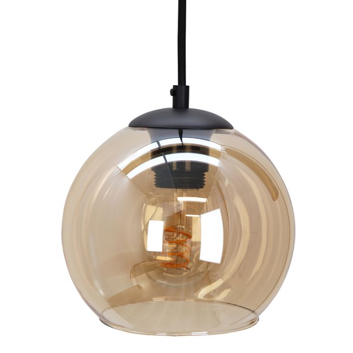 Moderne Pendelleuchte Schwarz, Gianni