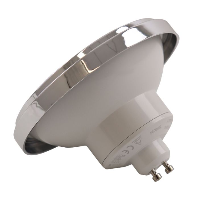 Dimmbare Olucia GU10 (AR111) LED-Lampe Clint, 12W, 4000K