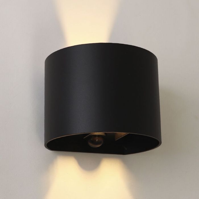 Up down Wandleuchte mit Bewegungssensor, Dion, 6W, 2700K LED, IP65