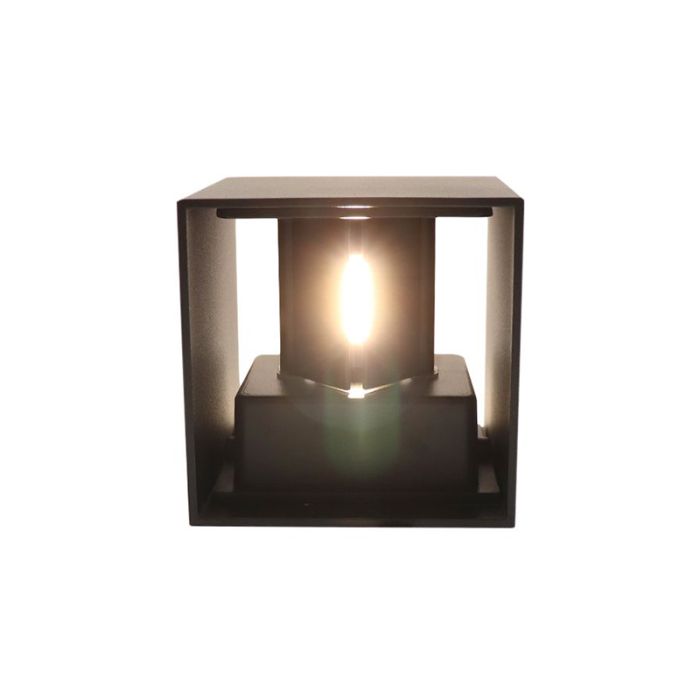 Moderne Smart Wandleuchte Schwarz, Dion, 6W, RGBW LED, IP65