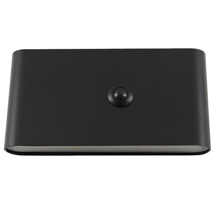 Moderne aufladbare Wandleuchte Schwarz, Rodigo, 1W, 3000K LED, IP44