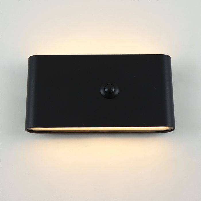 Moderne aufladbare Wandleuchte Schwarz, Rodigo, 1W, 3000K LED, IP44