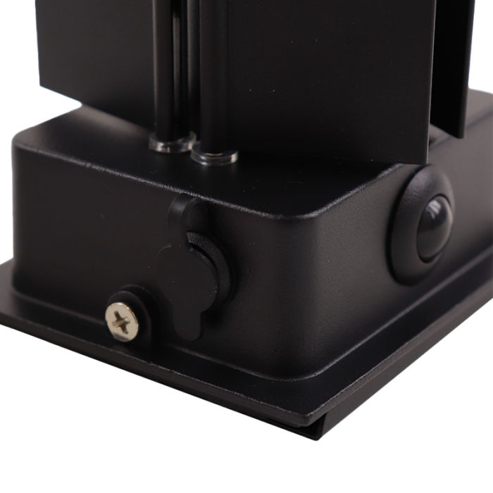 Moderne aufladbare Wandleuchte Schwarz, Dion, 1W, 2700K LED, IP44