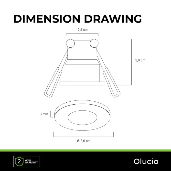 Weiße Terassenüberdachung Beleuchtung Dico, IP65, dimbar