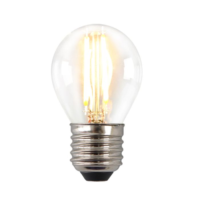 Olucia Smart LED-Lampe E27 Melchis, P45, 5W, dim to warm