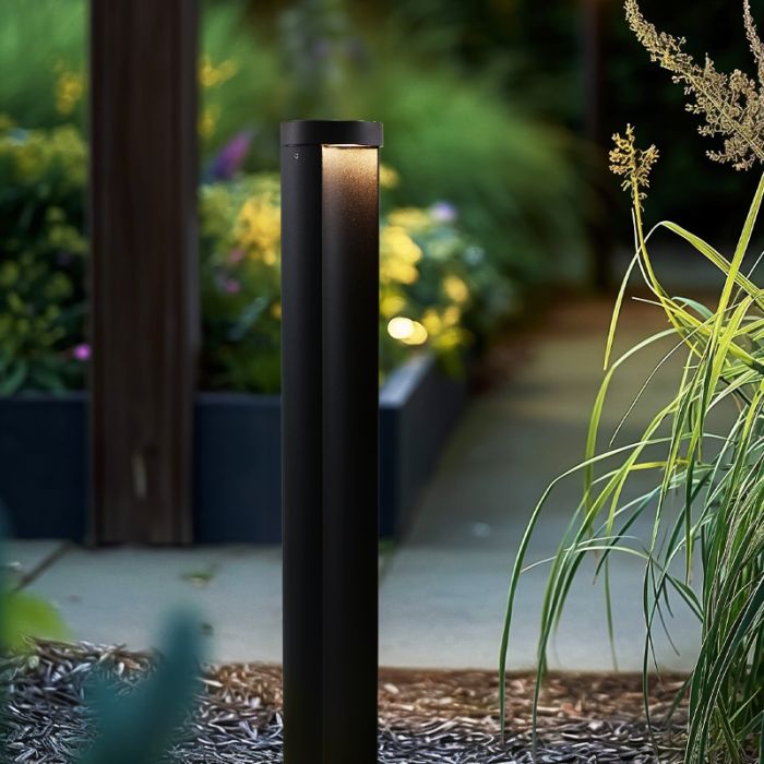 Moderne Außenleuchte Schwarz, Moreno, 6W, 3000K LED, IP54