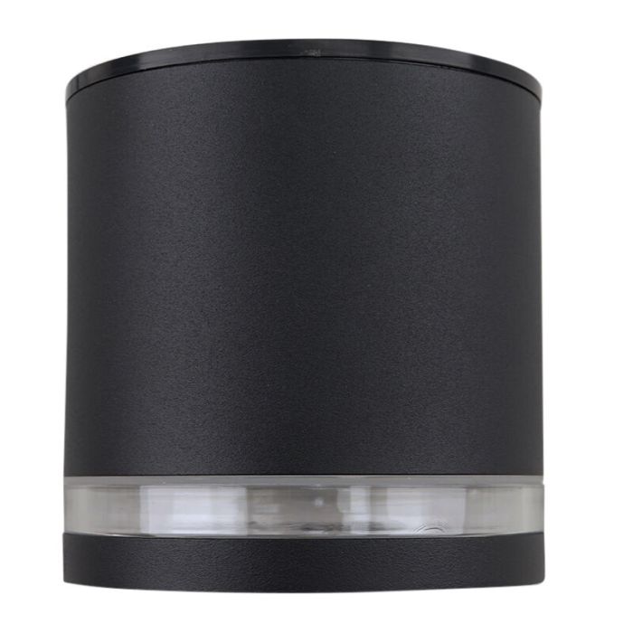 Moderne Solar Außen Wandleuchte Schwarz, Tommy, 1W, 2700K LED, IP54