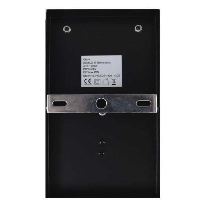 Moderne Wandleuchte Schwarz, Joelle, mit Schalter