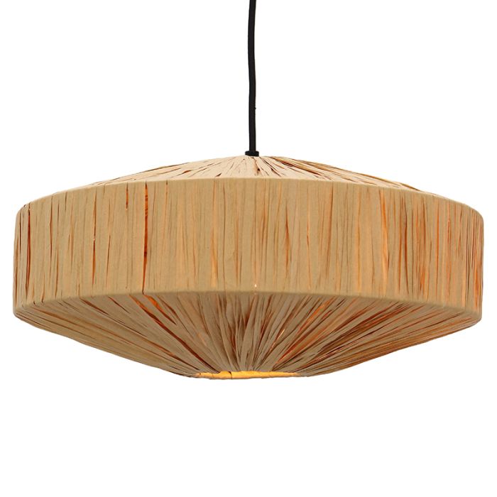 Papier Pendelleuchte Braun, Daisy