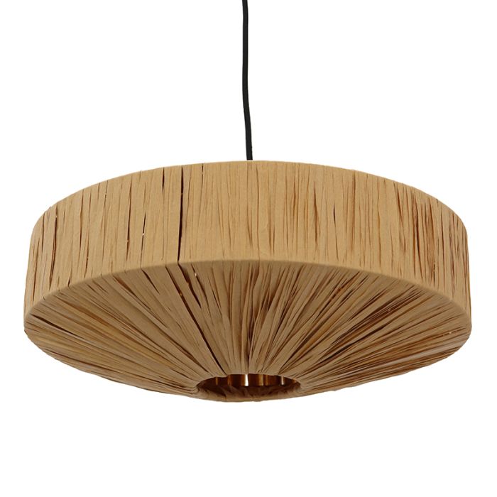 Papier Pendelleuchte Braun, Daisy