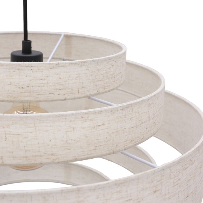 Moderne Pendelleuchte Beige, Timmy