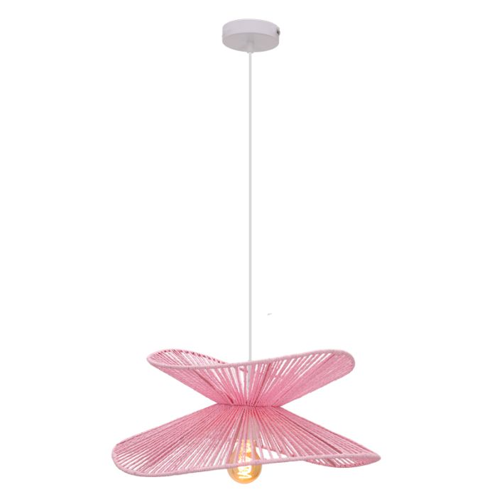 Papier Pendelleuchte Rosa, Rosalie