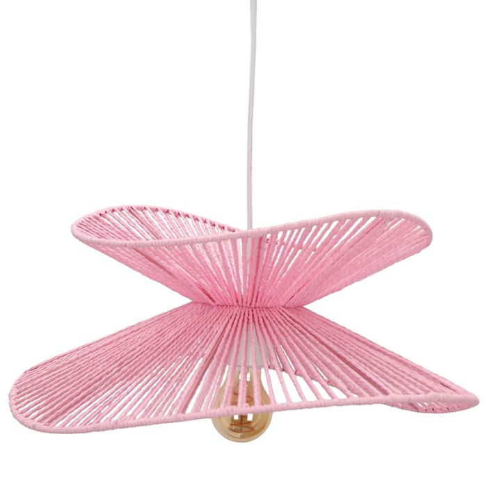 Papier Pendelleuchte Rosa, Rosalie