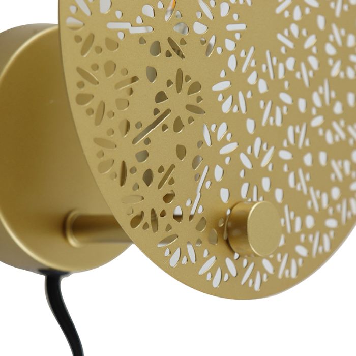 Design Wandleuchte Messing, Sienna
