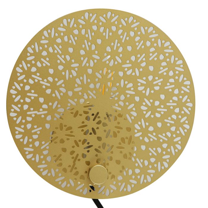 Design Wandleuchte Messing, Sienna