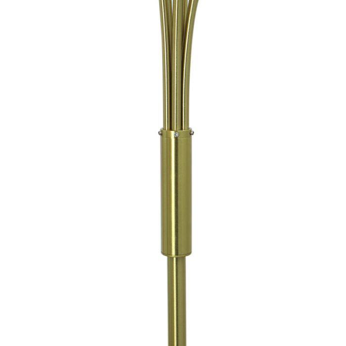 Design Stehlampe Messing, Stacy, mit Schalter