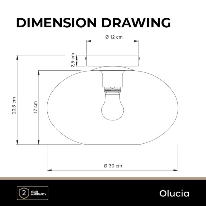 Design Deckenleuchte Grün, Luca