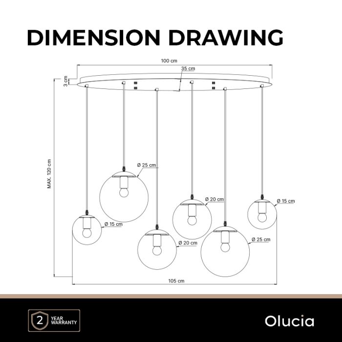 Design Pendelleuchte Grau, Dolf