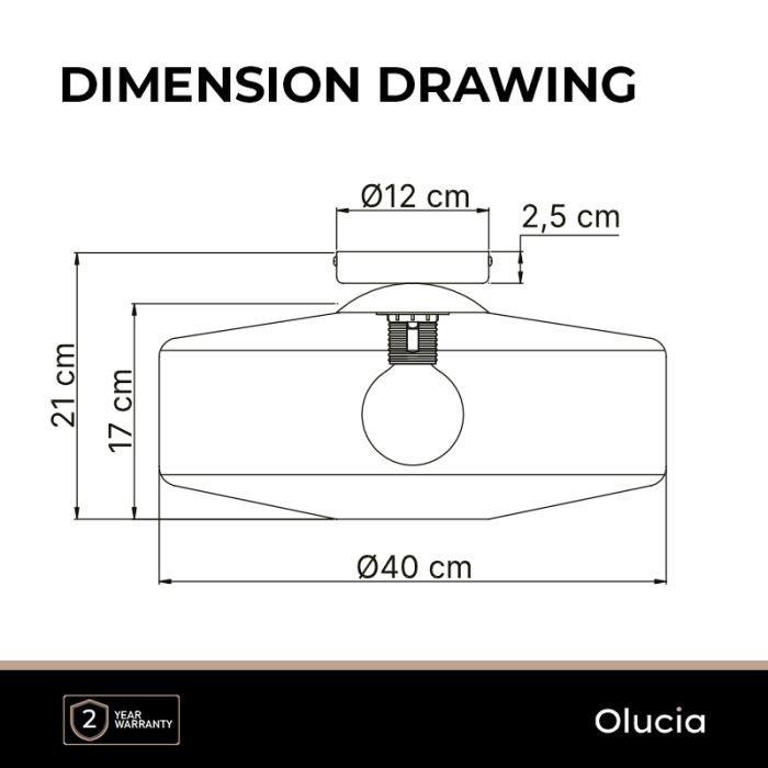 Design Deckenlampe Bernstein, Sevda