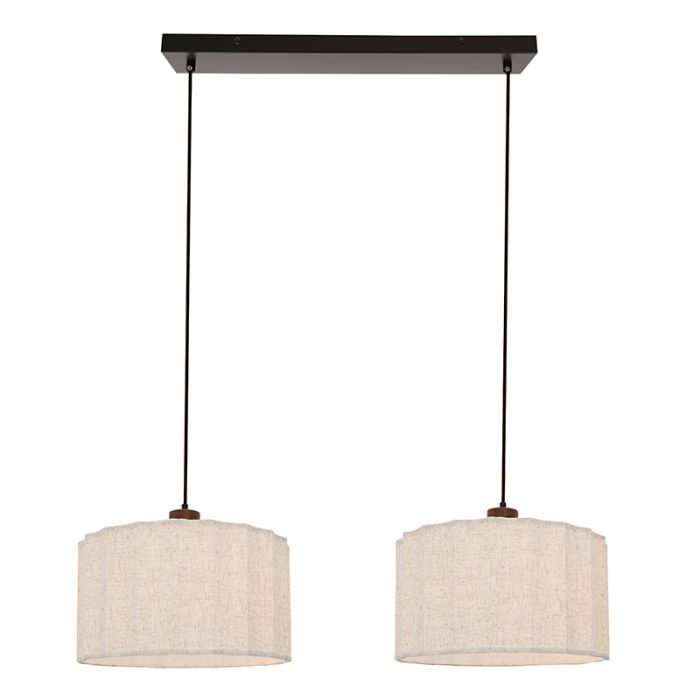 Landhaus Pendelleuchte Beige, Loulou