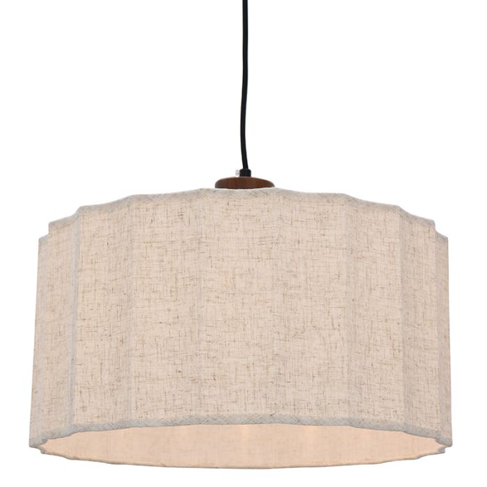 Landhaus Pendelleuchte Beige, Loulou