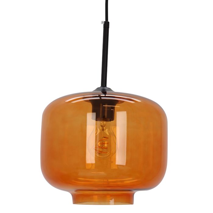 Retro Pendelleuchte Braun, Anniek