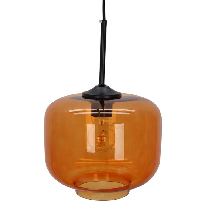 Retro Pendelleuchte Braun, Anniek