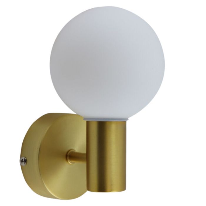 Moderne Wandleuchte Badezimmer Gold, Amer, IP44