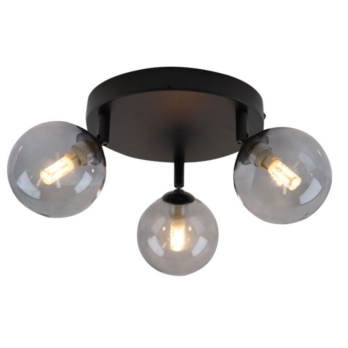 Moderne Badezimmer Deckenleuchte Schwarz, Amer, IP44