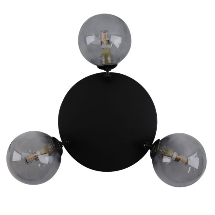Moderne Badezimmer Deckenleuchte Schwarz, Amer, IP44