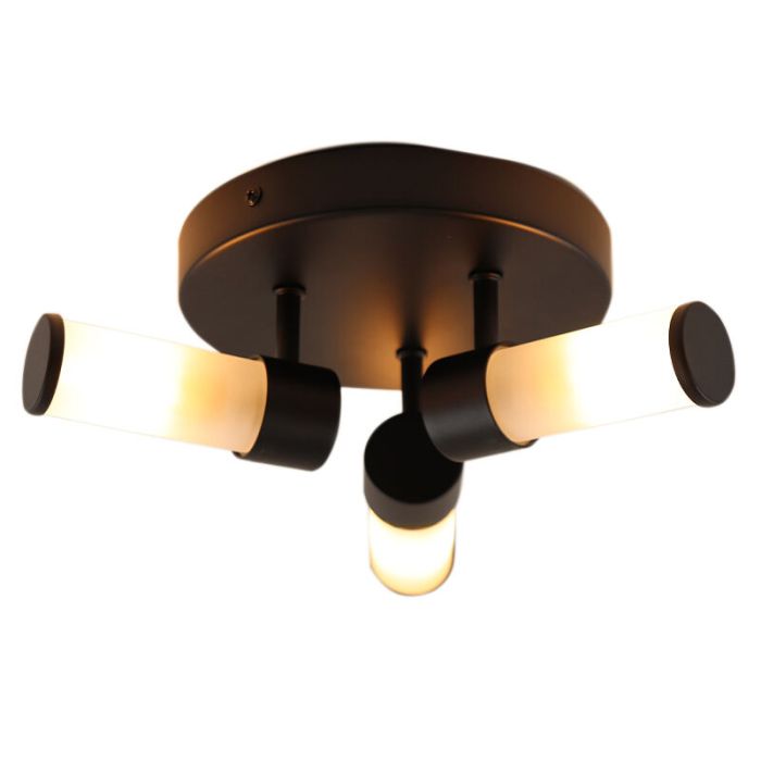 Moderne Badezimmer Deckenleuchte Schwarz, Callum, IP44
