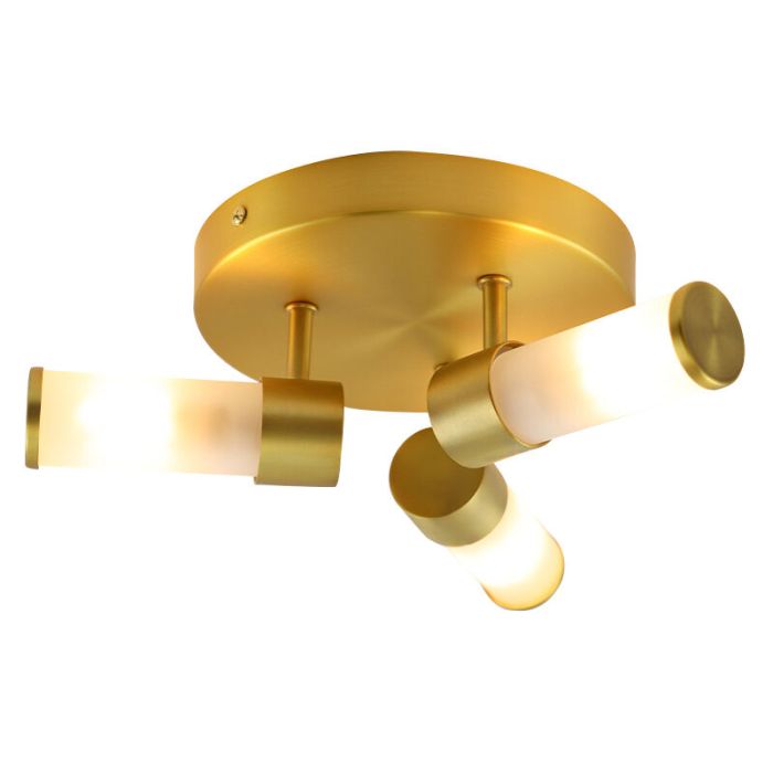Moderne Badezimmer Deckenleuchte Gold, Callum, IP44