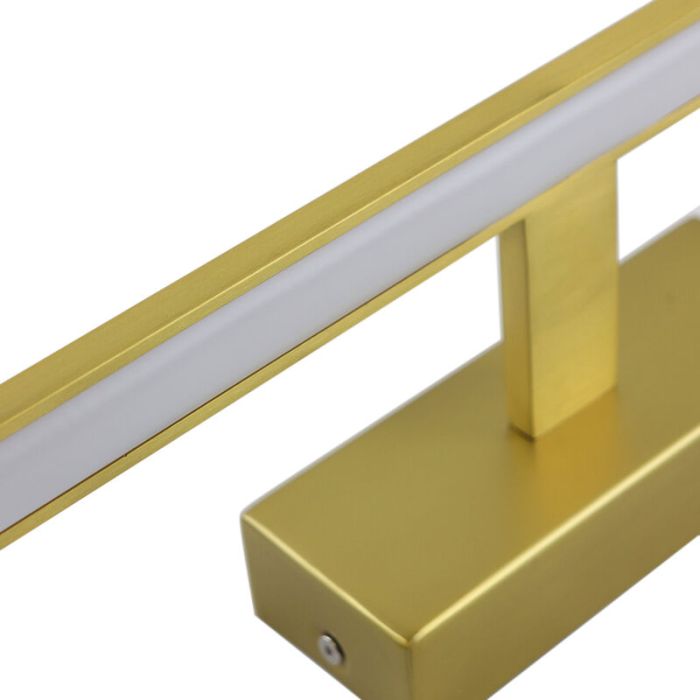 Moderne Spiegelbeleuchtung Gold, Steffy, 8W, 3000K LED, IP44