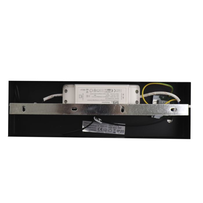 Moderne Pendelleuchte Schwarz, Iwan, 18W, 3000K LED