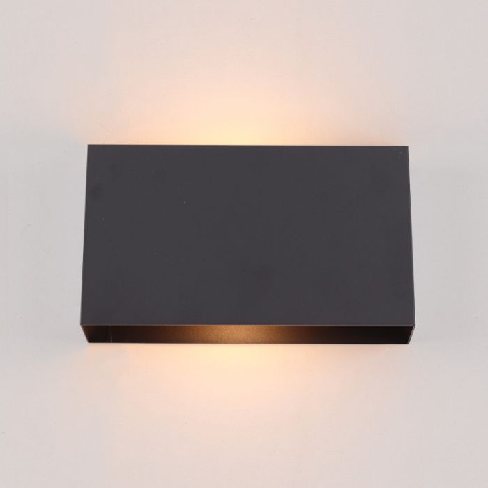 Moderne Wandleuchte Schwarz, Perry
