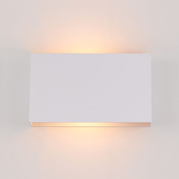 Moderne Wandleuchte Weiß, Perry