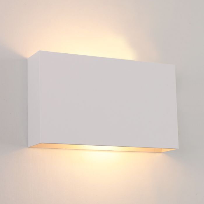 Moderne Wandleuchte Weiß, Perry
